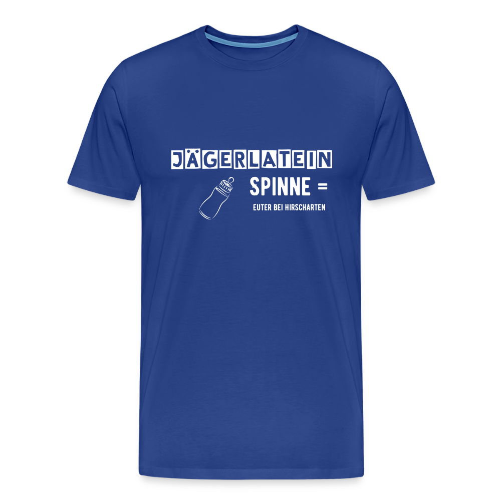 Jagdshirt - Spinne - Königsblau