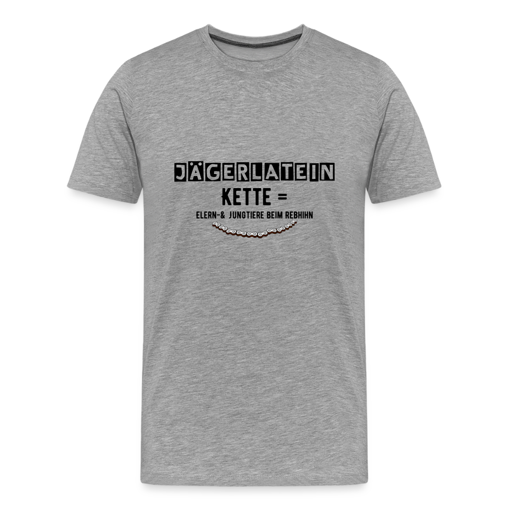 Jagdshirt - Kette - Grau meliert