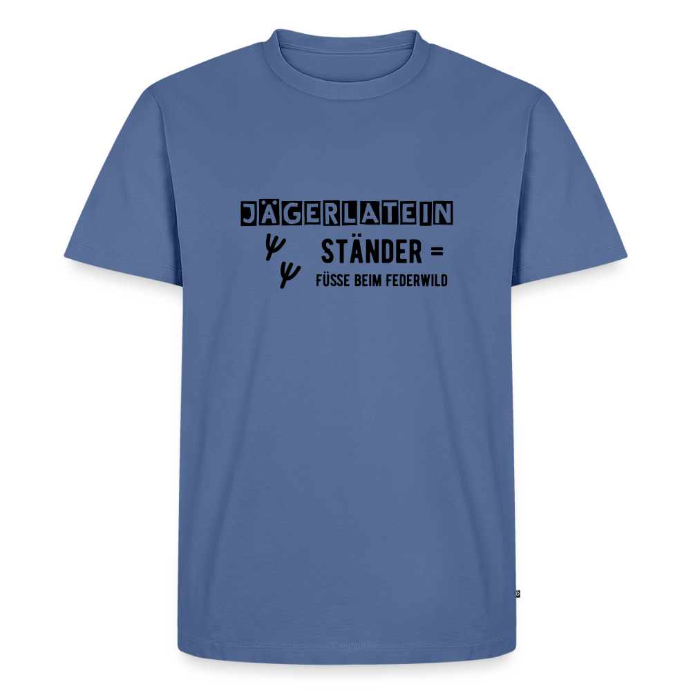 Jagdshirt - Ständer - Taubenblau
