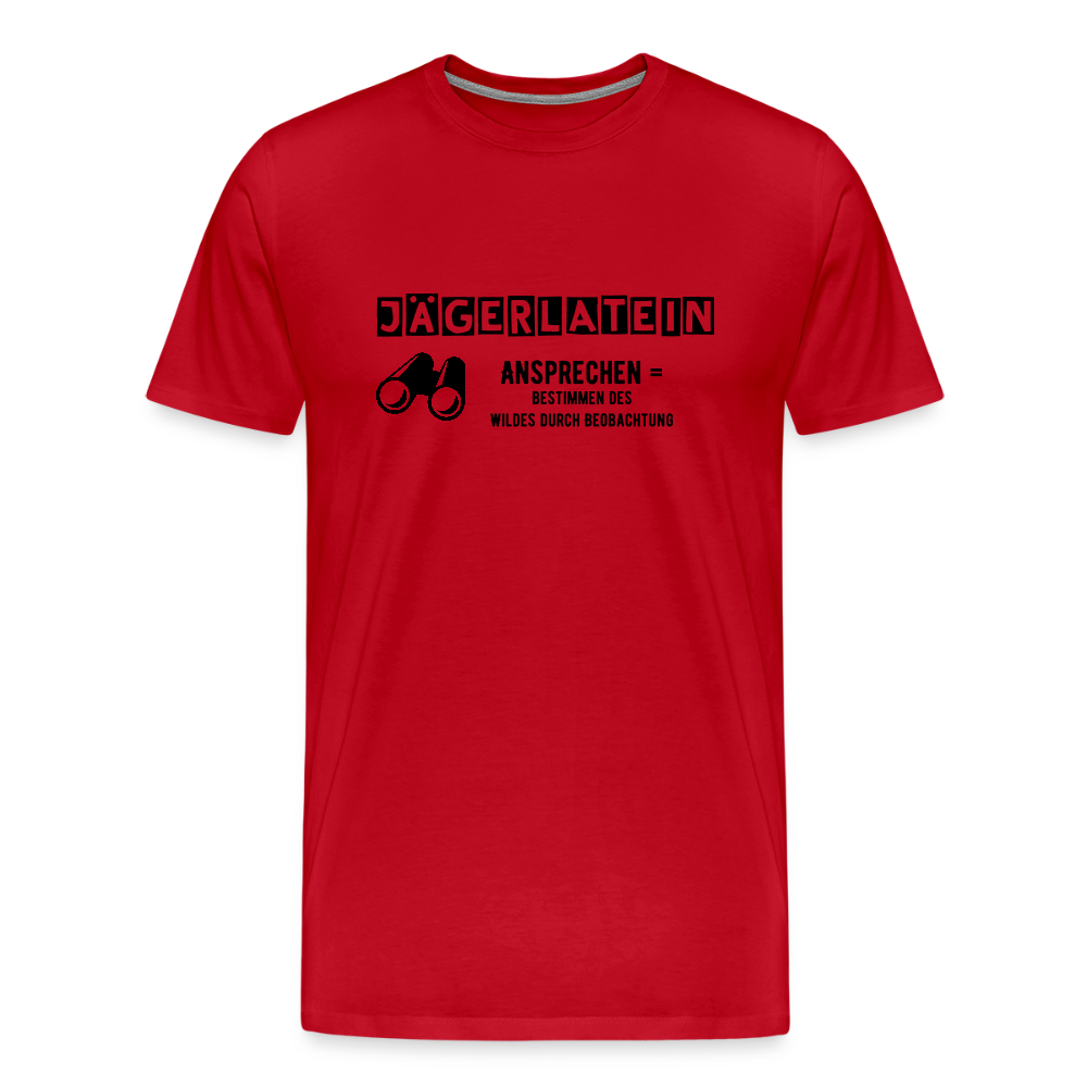 Jagdshirt - Ansprechen - Rot