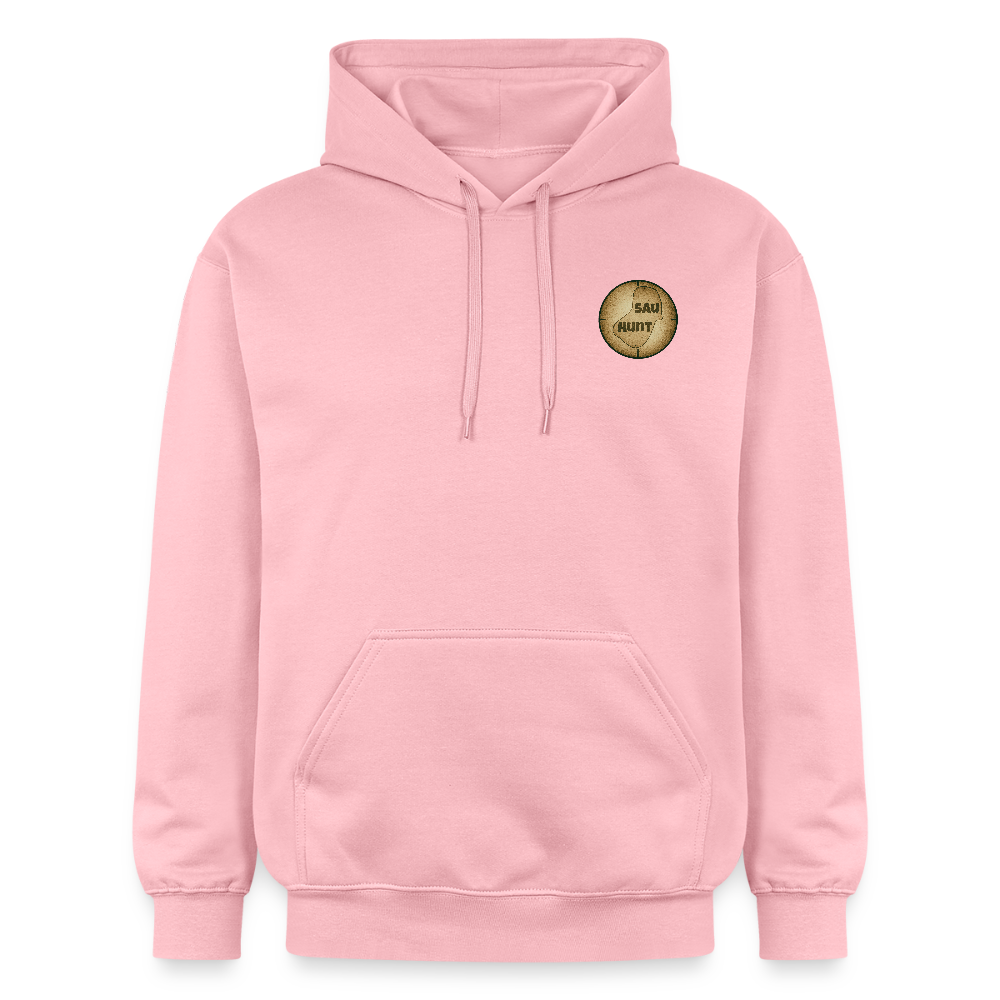Hoodie - SauHunt - Hellrosa
