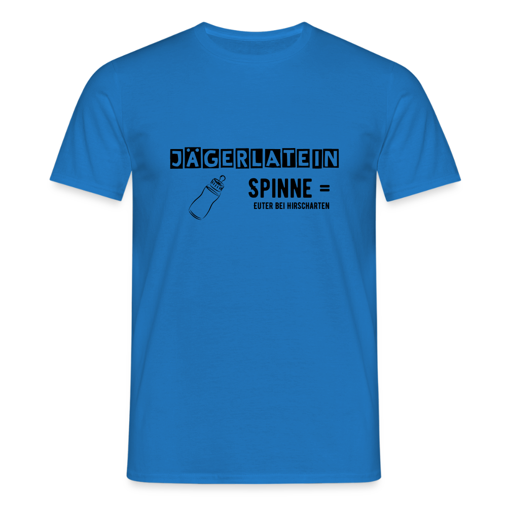 Jagdshirt - Spinne - Royalblau