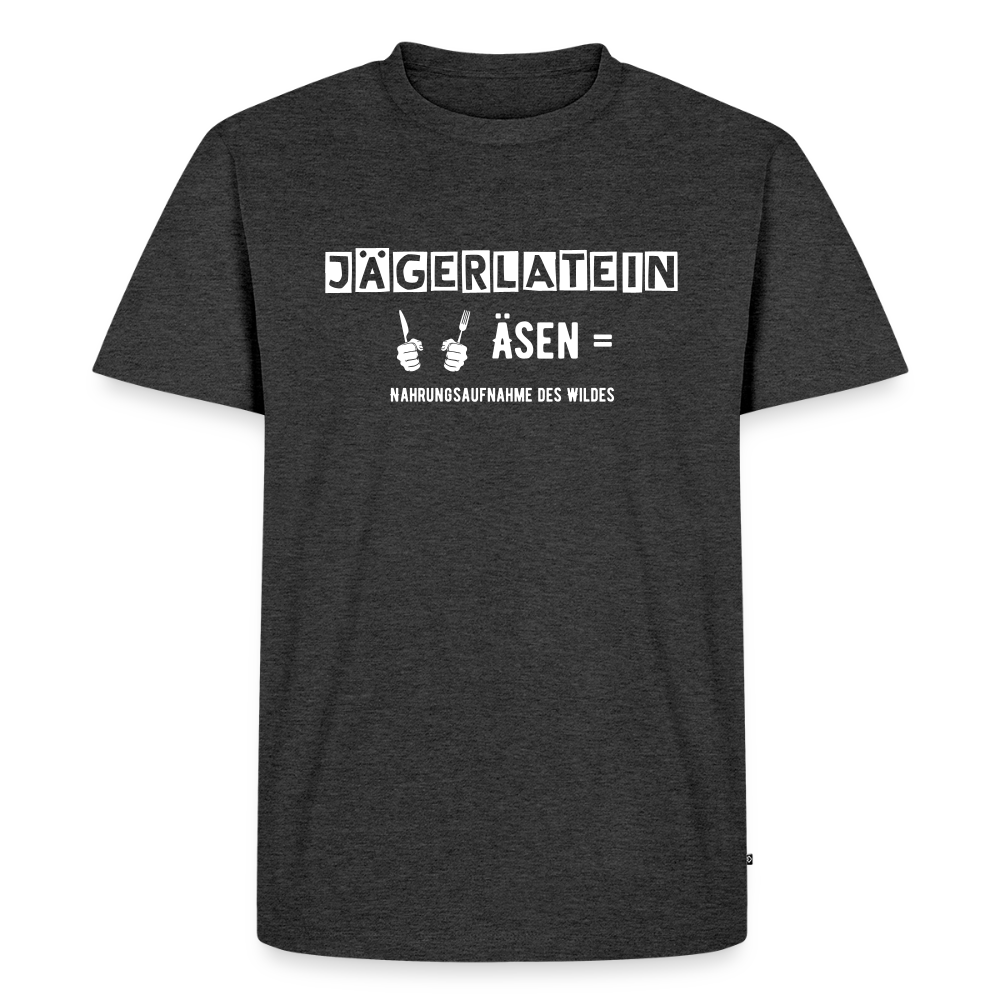 Jagdshirt - Äsen - Anthrazit meliert