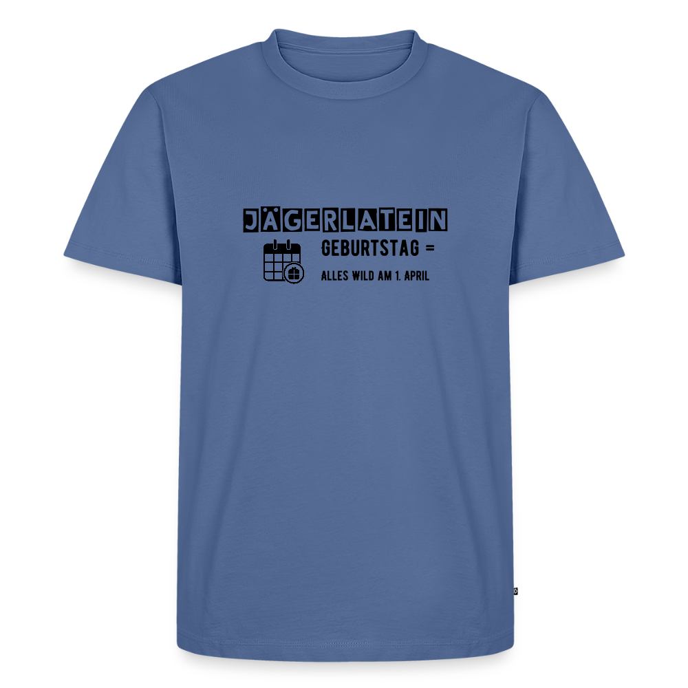 Jagdshirt - Geburtstag - Taubenblau