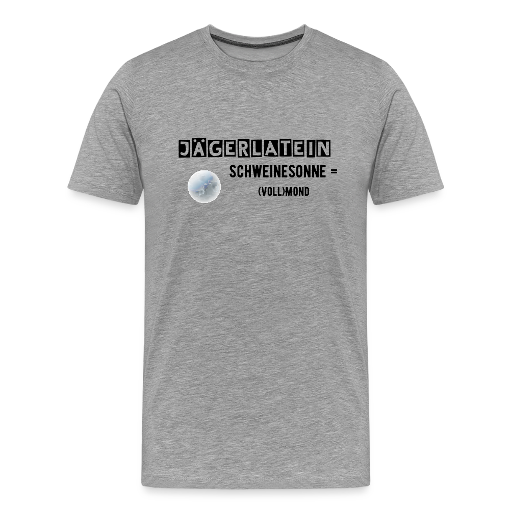 Jagdshirt - Schweinesonne - Grau meliert