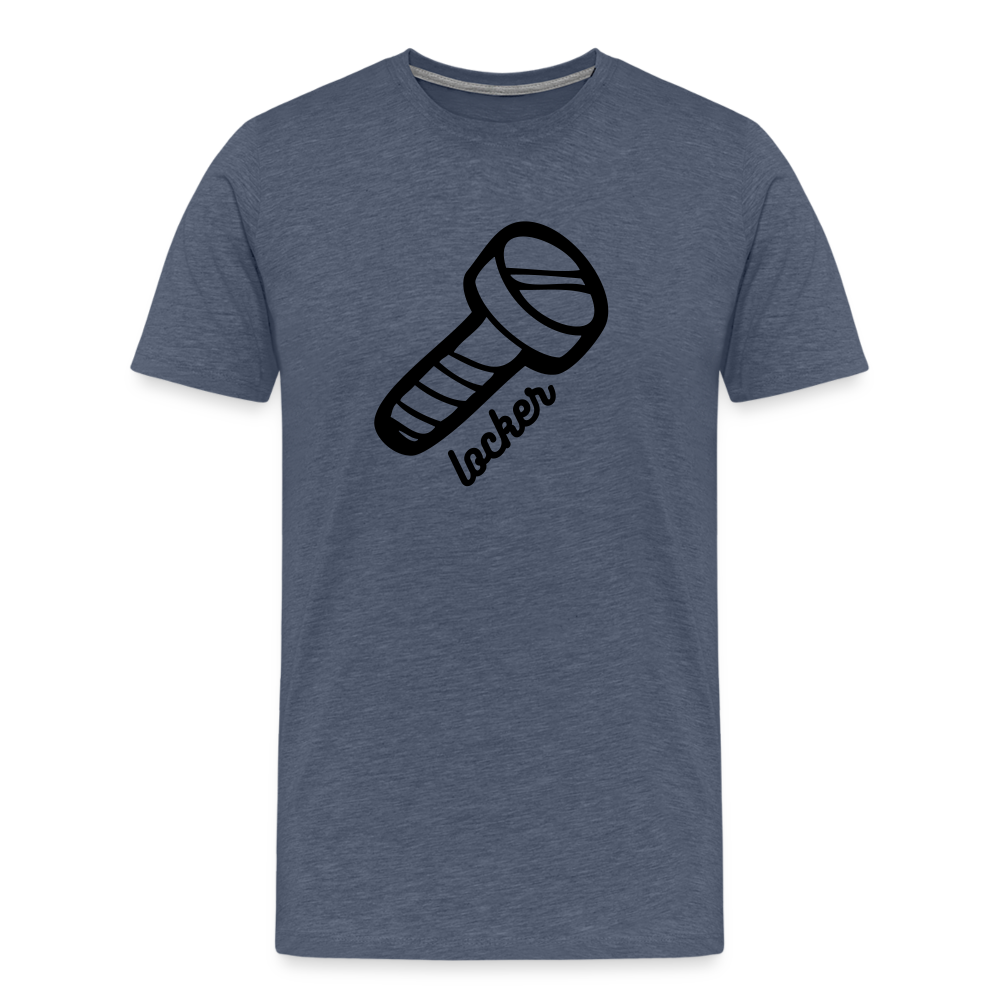 Funshirt - Schraube Locker - Blau meliert