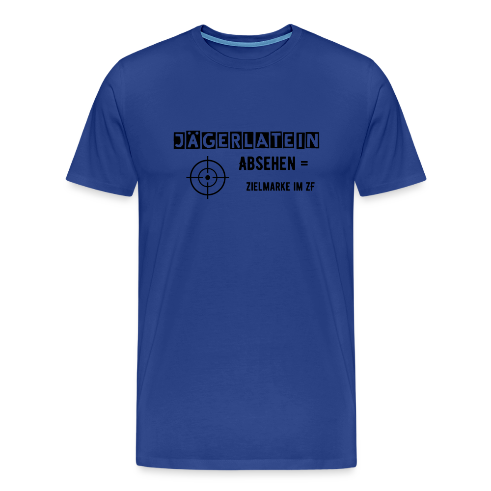 Jagdshirt - Absehen - Königsblau