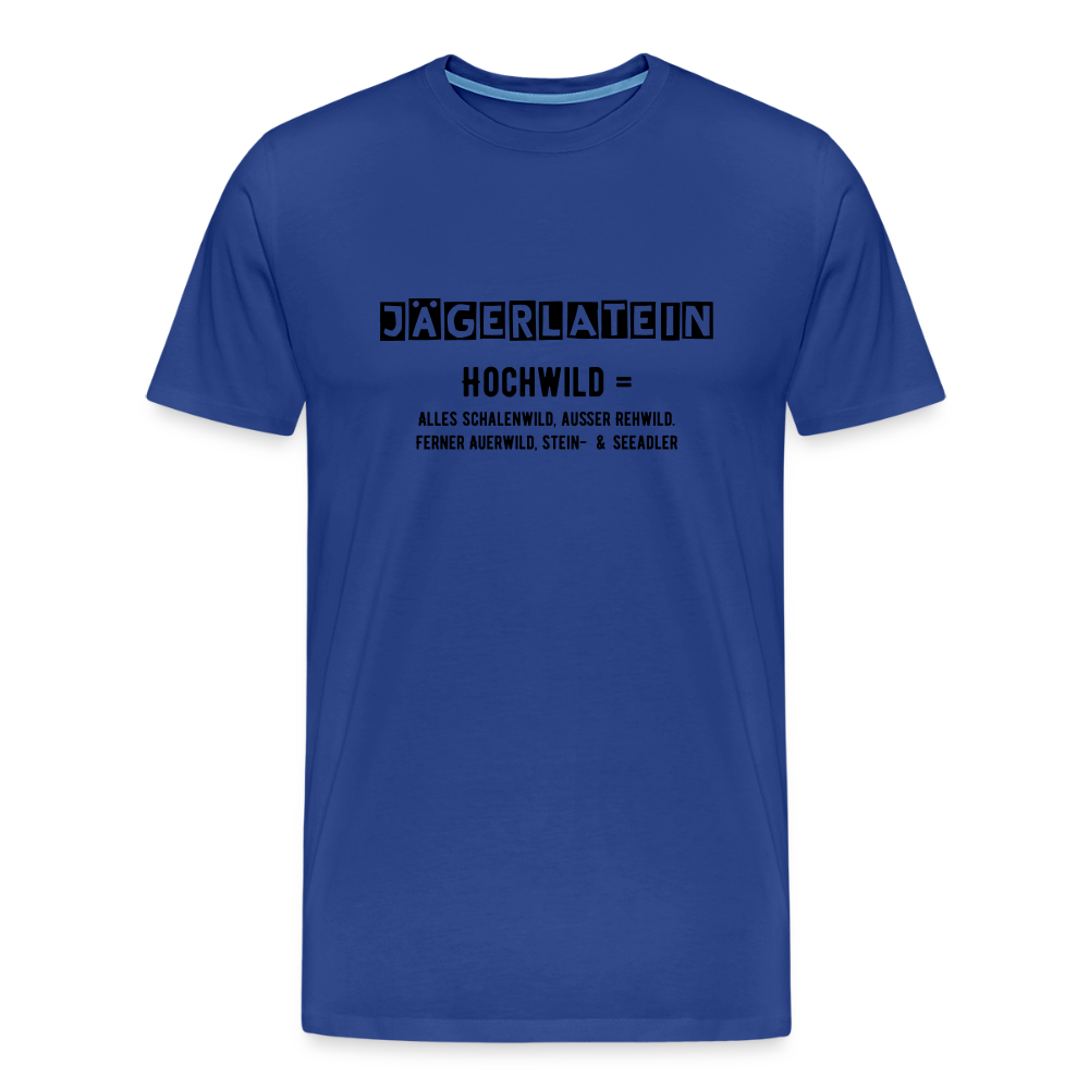 Jagdshirt - Hochwild - Königsblau