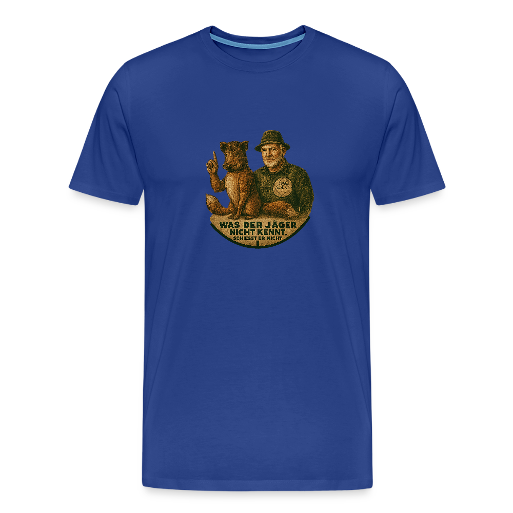 Fun Shirt - Was er nicht kennt - Königsblau