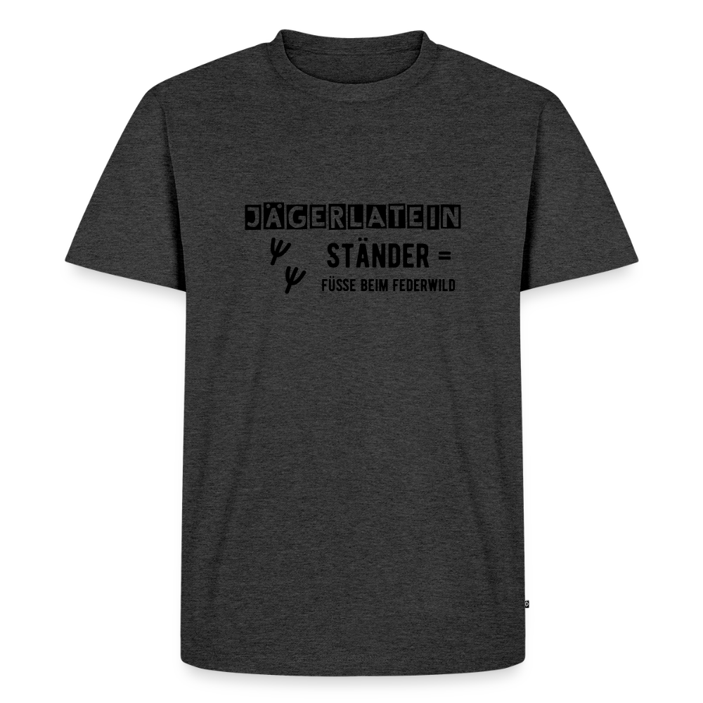Jagdshirt - Ständer - Anthrazit meliert