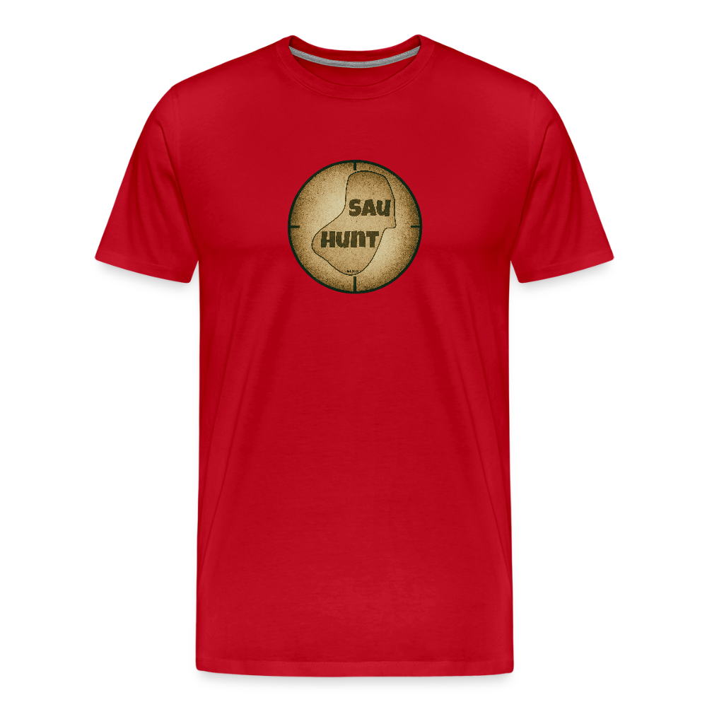 Promo Shirt - SauHunt - Rot