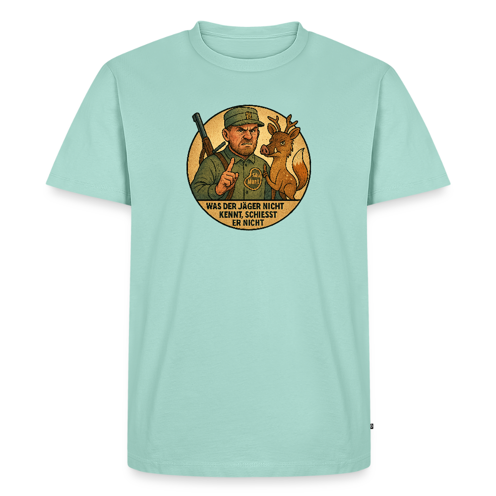 Fun Shirt - Was der Jäger nicht kennt - Mint