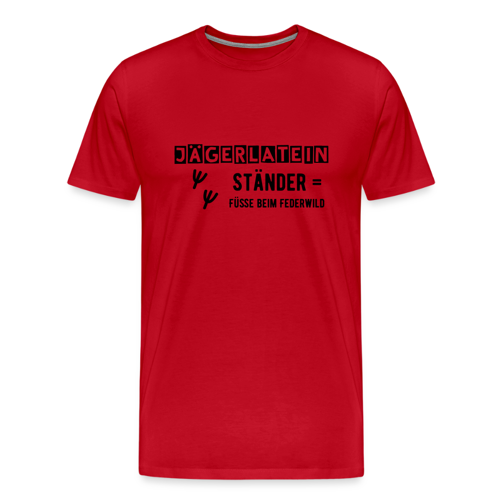 Jagdshirt - Ständer - Rot