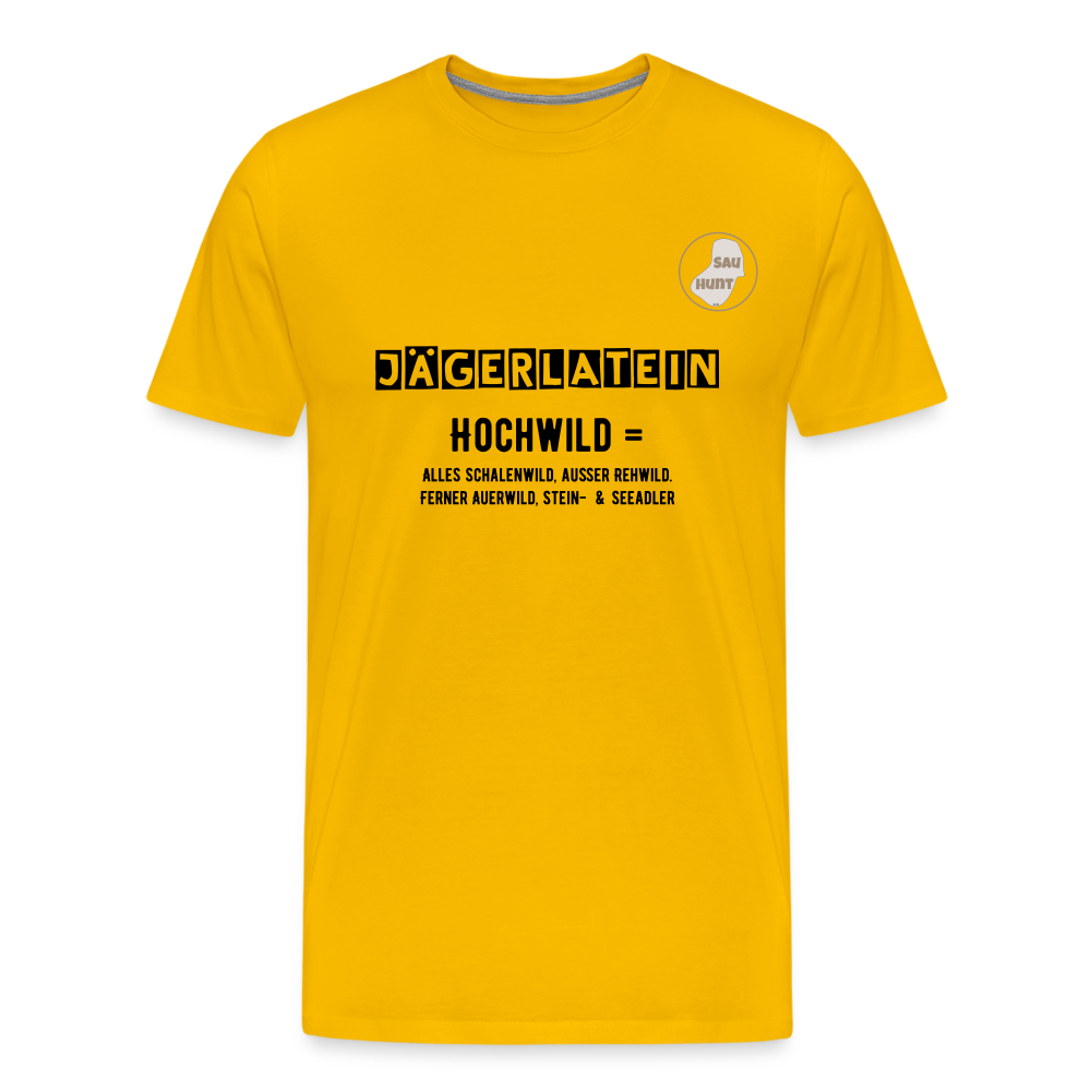 Jagdshirt - Hochwild - Sonnengelb