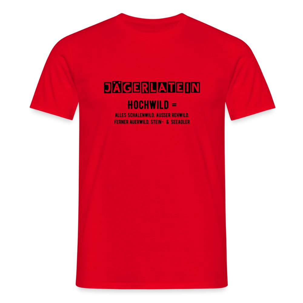 Jagdshirt - Hochwild - Rot