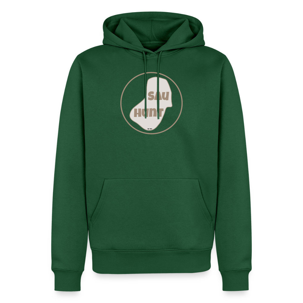 Promo Hoodie - SauHunt - Flaschengrün
