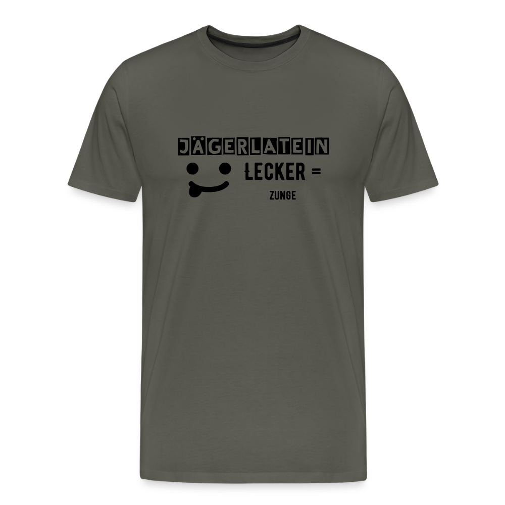 Jagdshirt - Lecker - Asphalt
