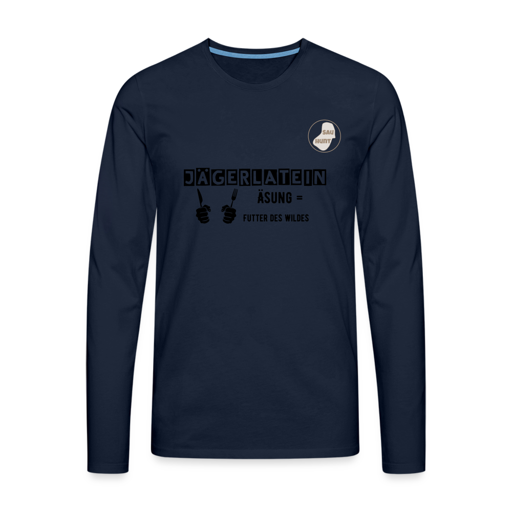 Jagdlangarmshirt - Äsung - Navy