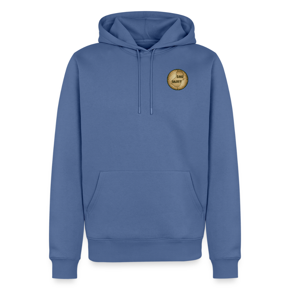 Hoodie - SauHunt - Taubenblau