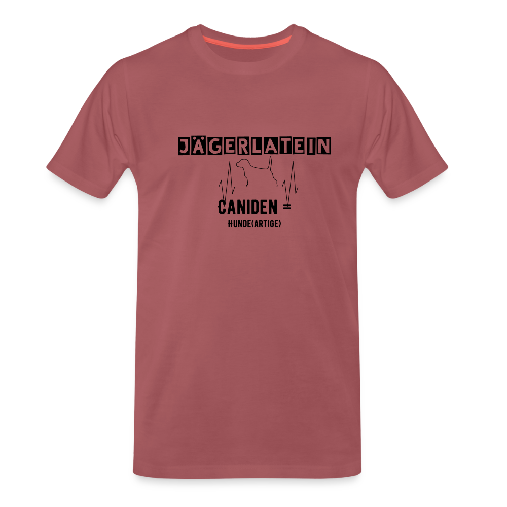 Jagdshirt - Caniden - washed Burgundy