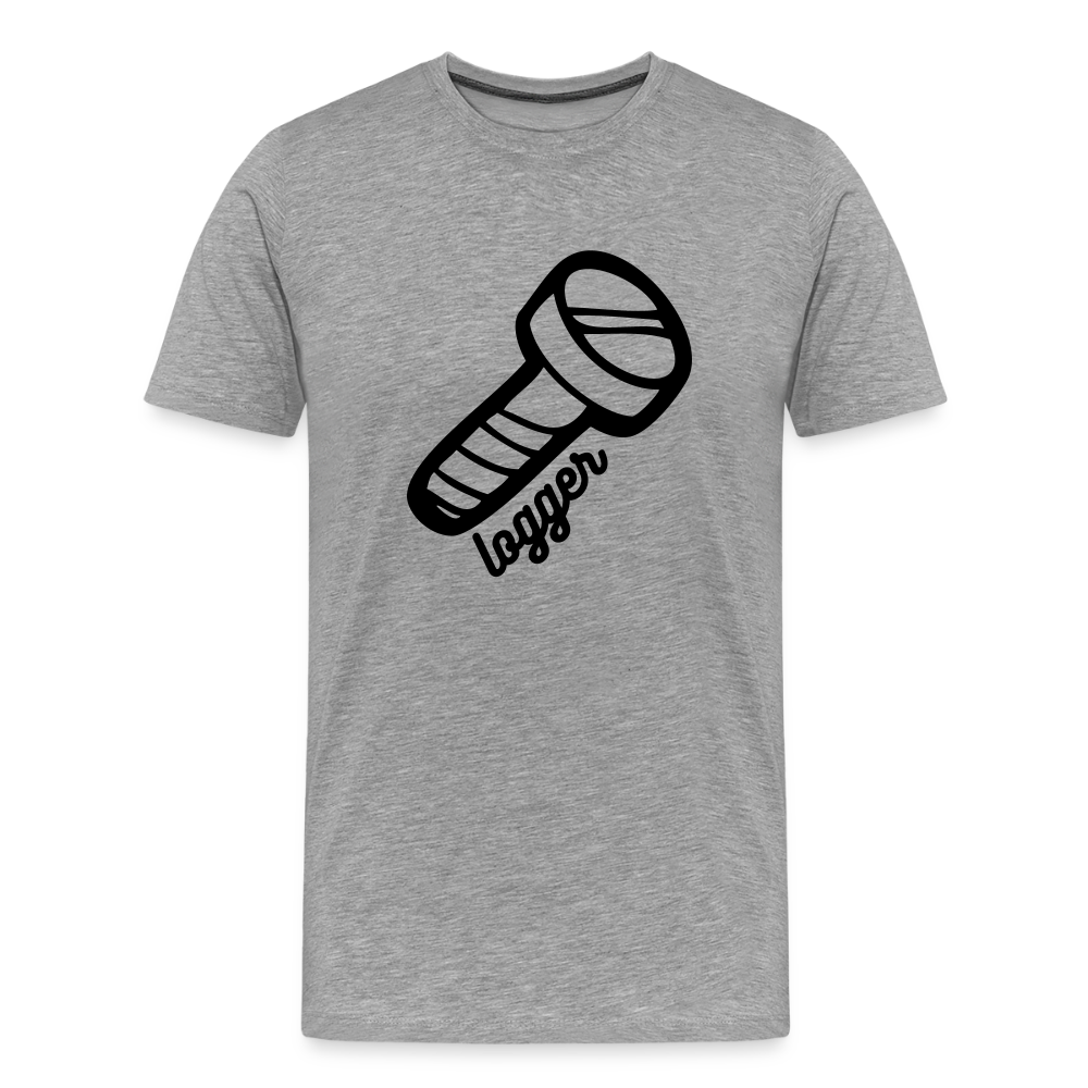Funshirt - Schraube Locker - Grau meliert