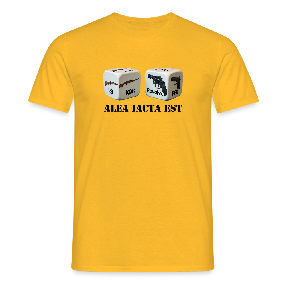 Fun Shirt - Alea iacta est - Gelb