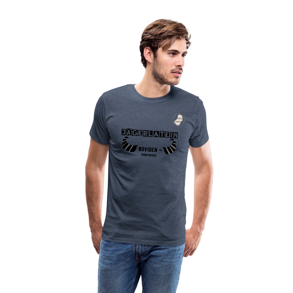 Jagdshirt - Boviden - Blau meliert