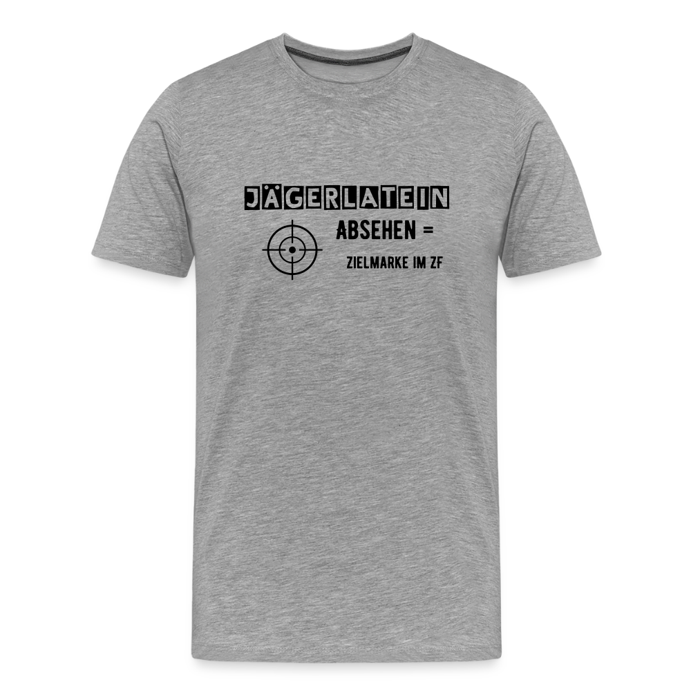Jagdshirt - Absehen - Grau meliert
