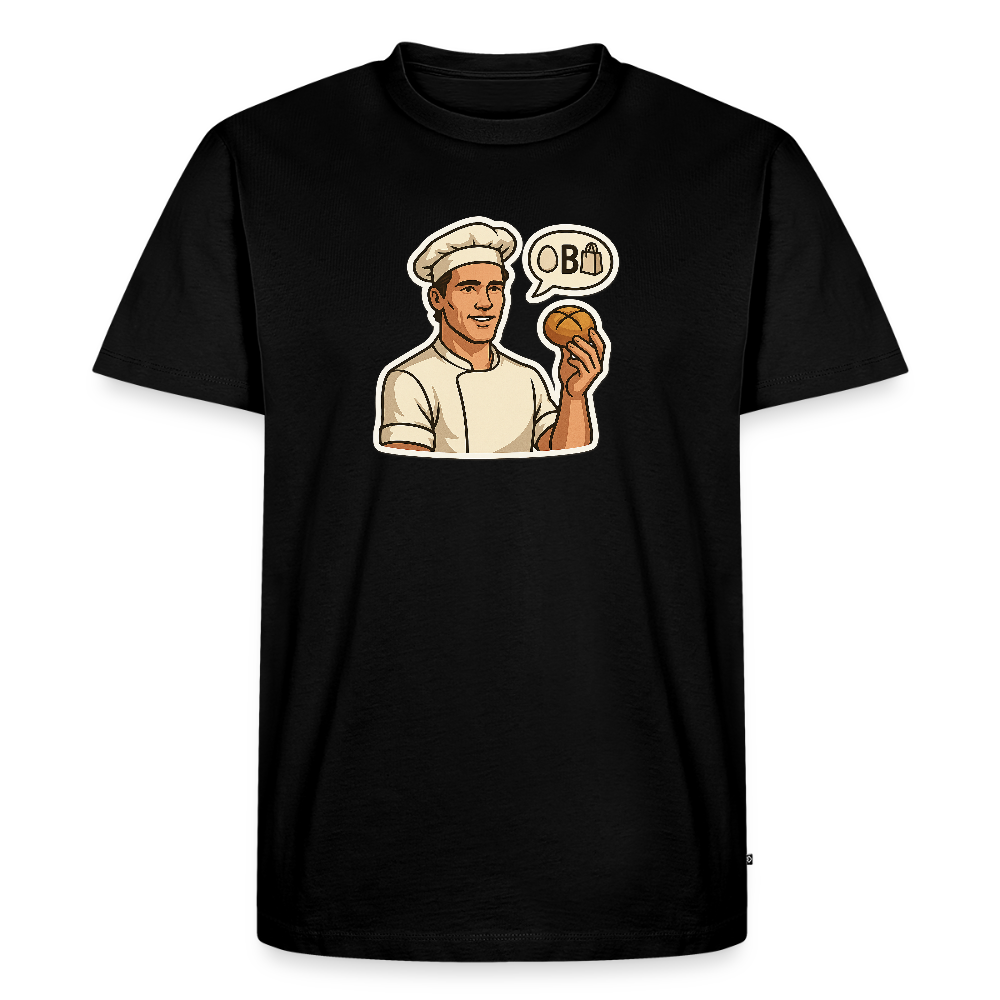 Fun Shirt - Ei B Tasche - Schwarz