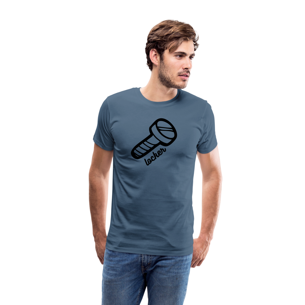 Funshirt - Schraube Locker - Blaugrau