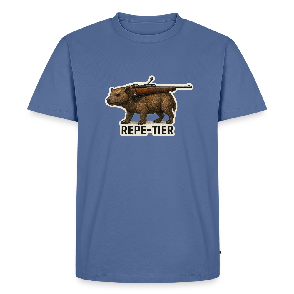 Fun Shirt - REPE Tier 1 - Taubenblau