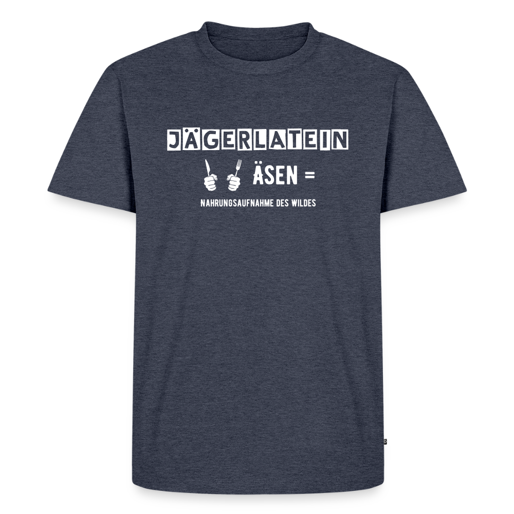 Jagdshirt - Äsen - Jeansblau