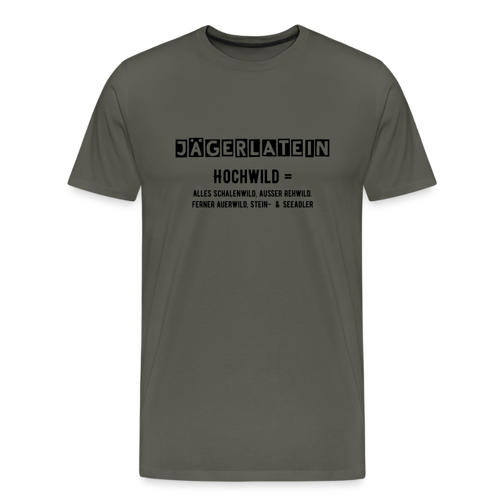 Jagdshirt - Hochwild - Asphalt