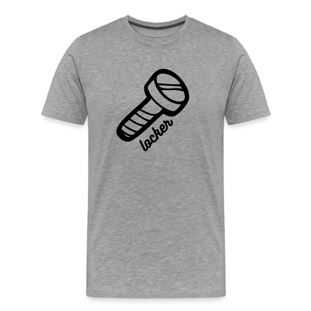 Funshirt - Schraube Locker - Grau meliert