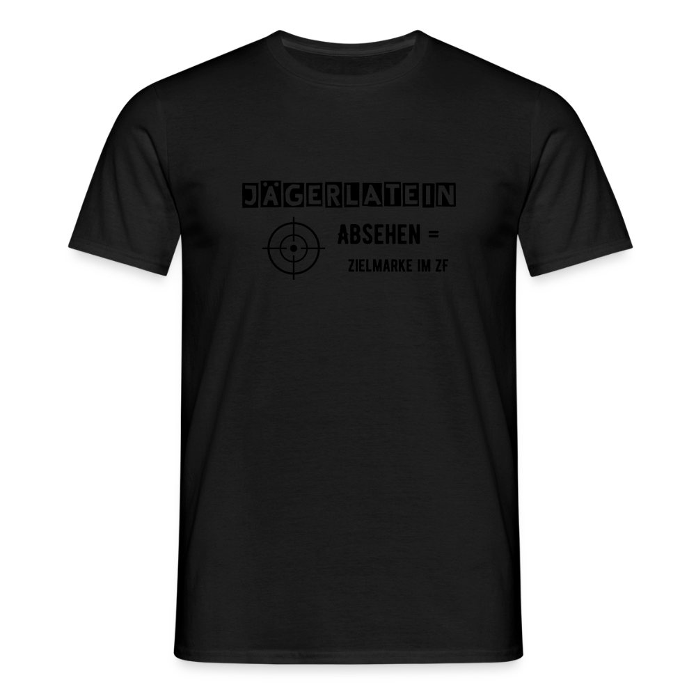 Jagdshirt - Absehen - Schwarz