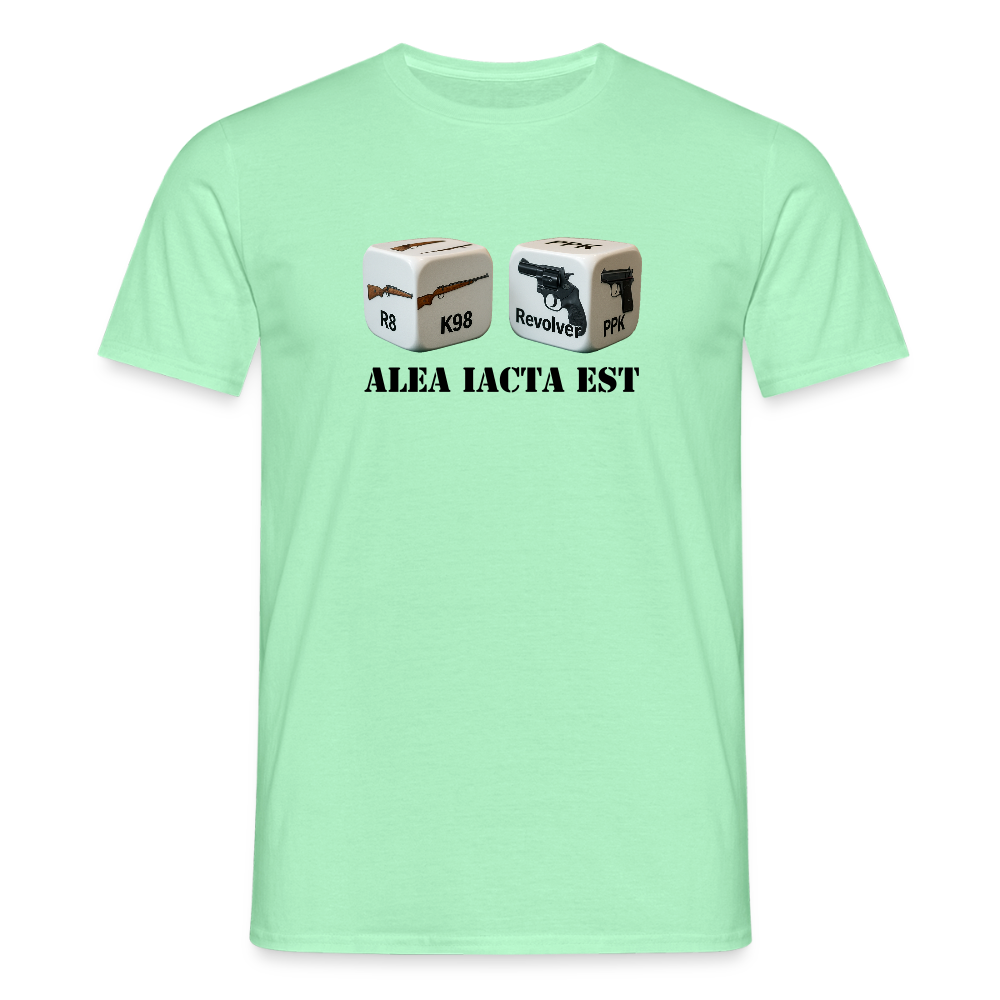 Fun Shirt - Alea iacta est - Mintgrün