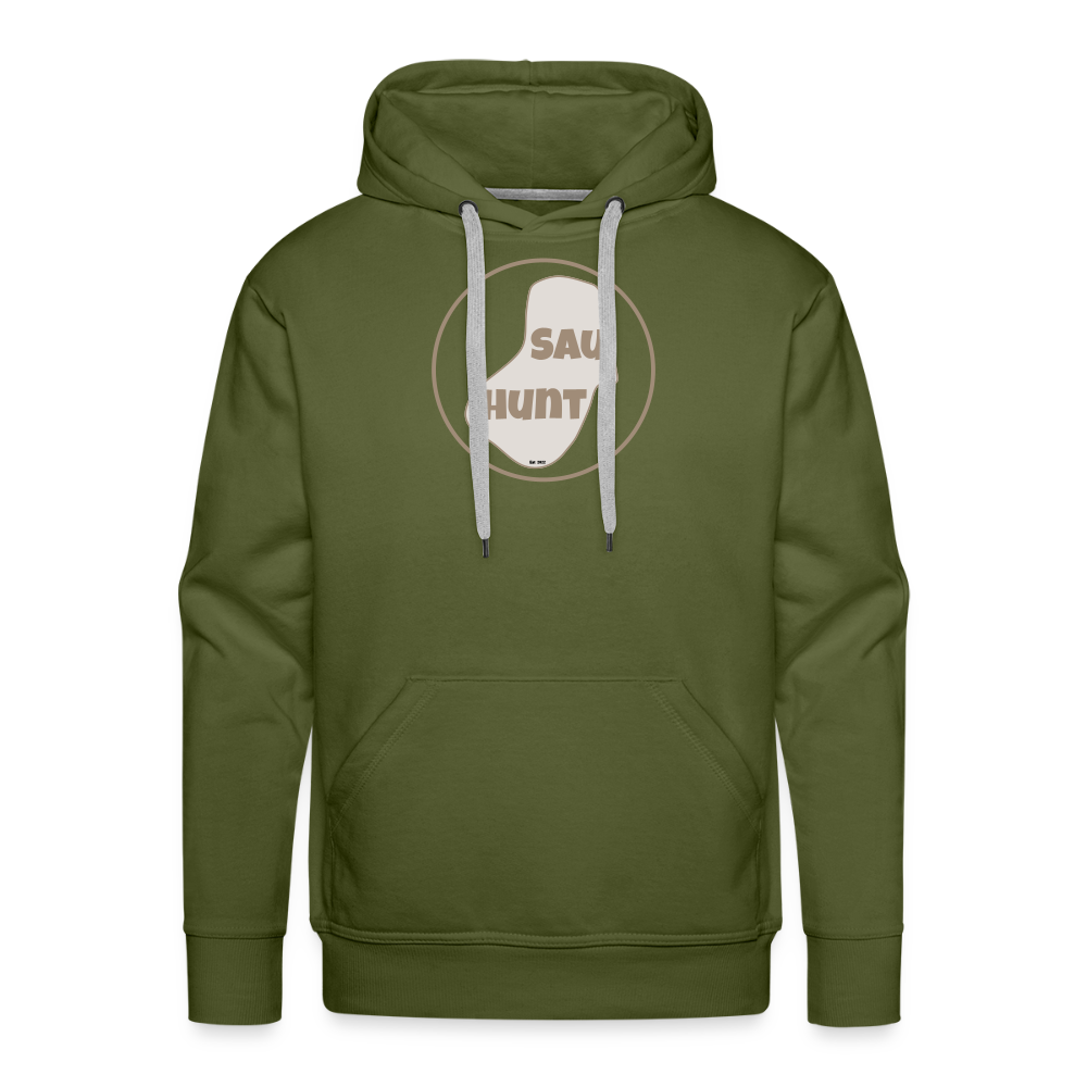 Promo Hoodie - SauHunt - Olivgrün