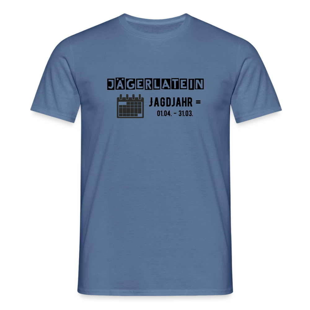 Jagdshirt - Jagdjahr - Taubenblau