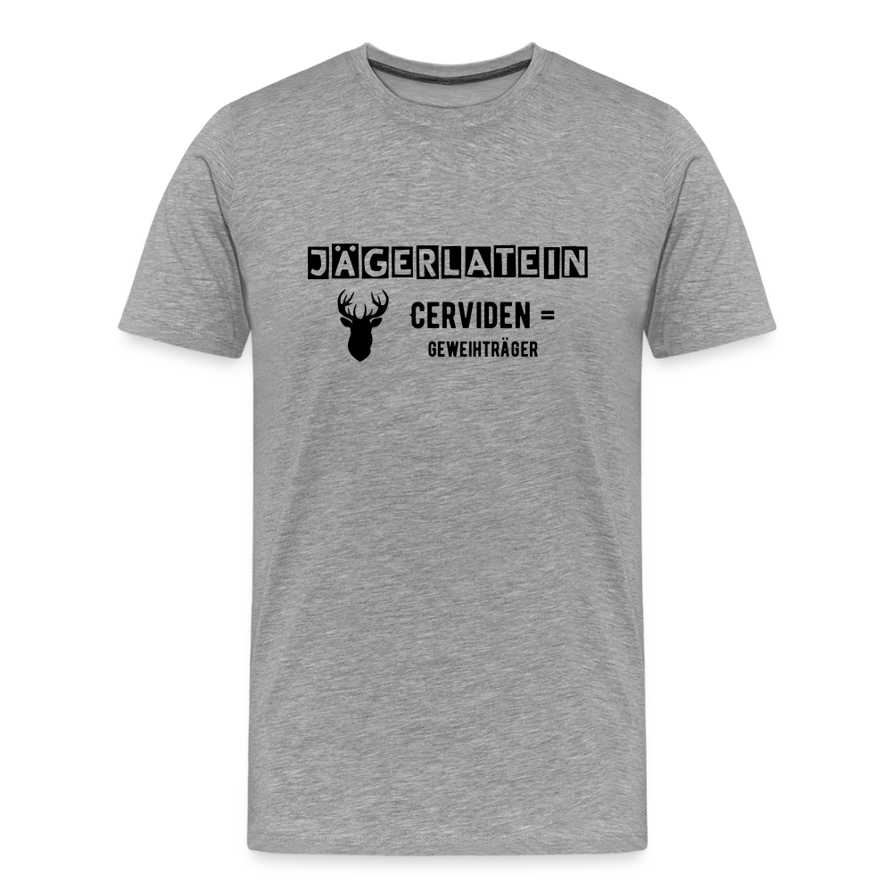 Jagdshirt - Cerviden - Grau meliert