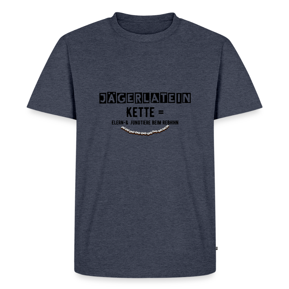 Jagdshirt - Kette - Jeansblau
