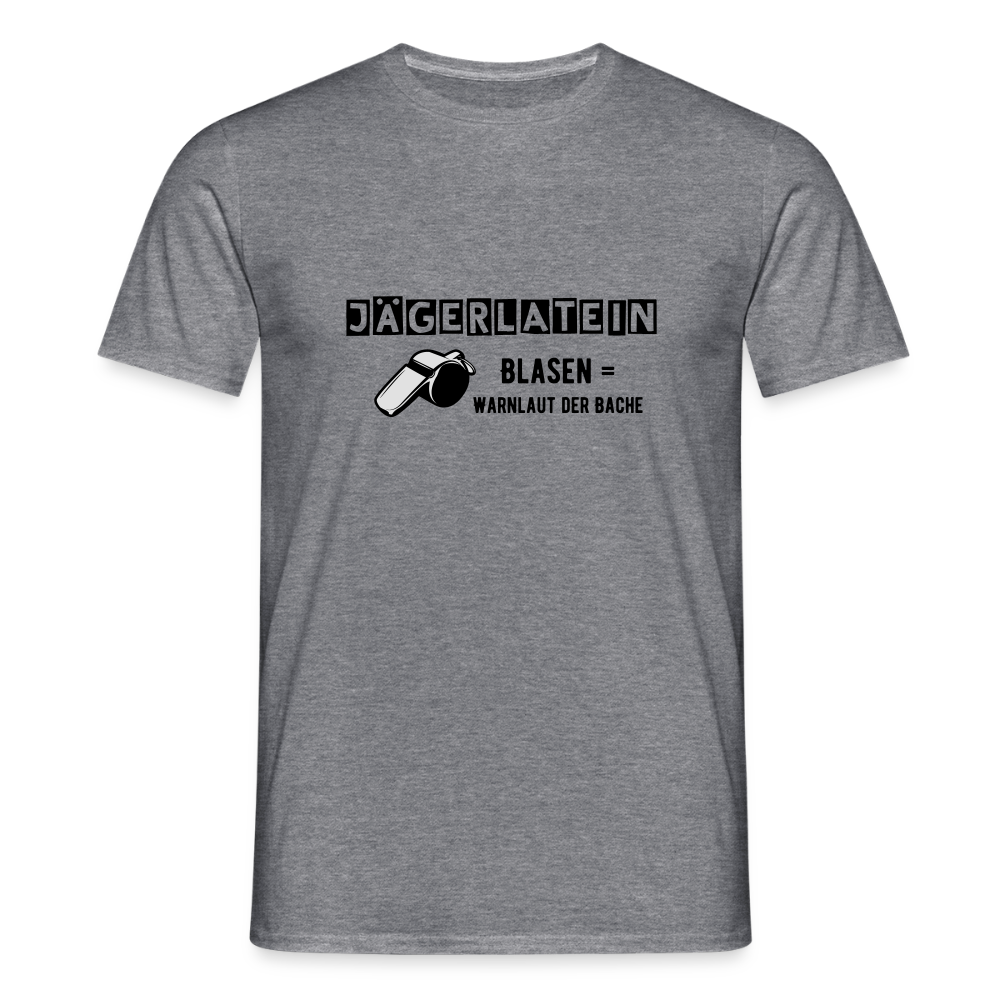 Jagdshirt - Blasen - Graphit meliert
