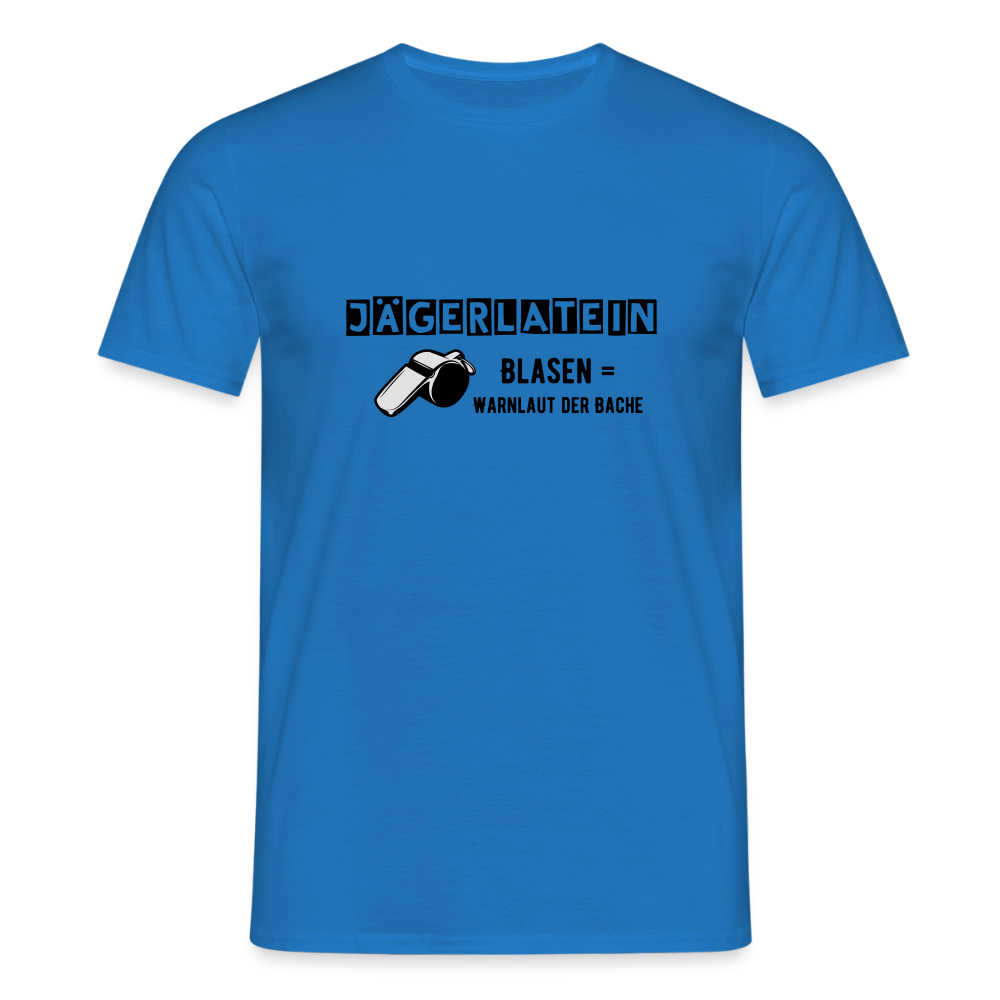 Jagdshirt - Blasen - Royalblau