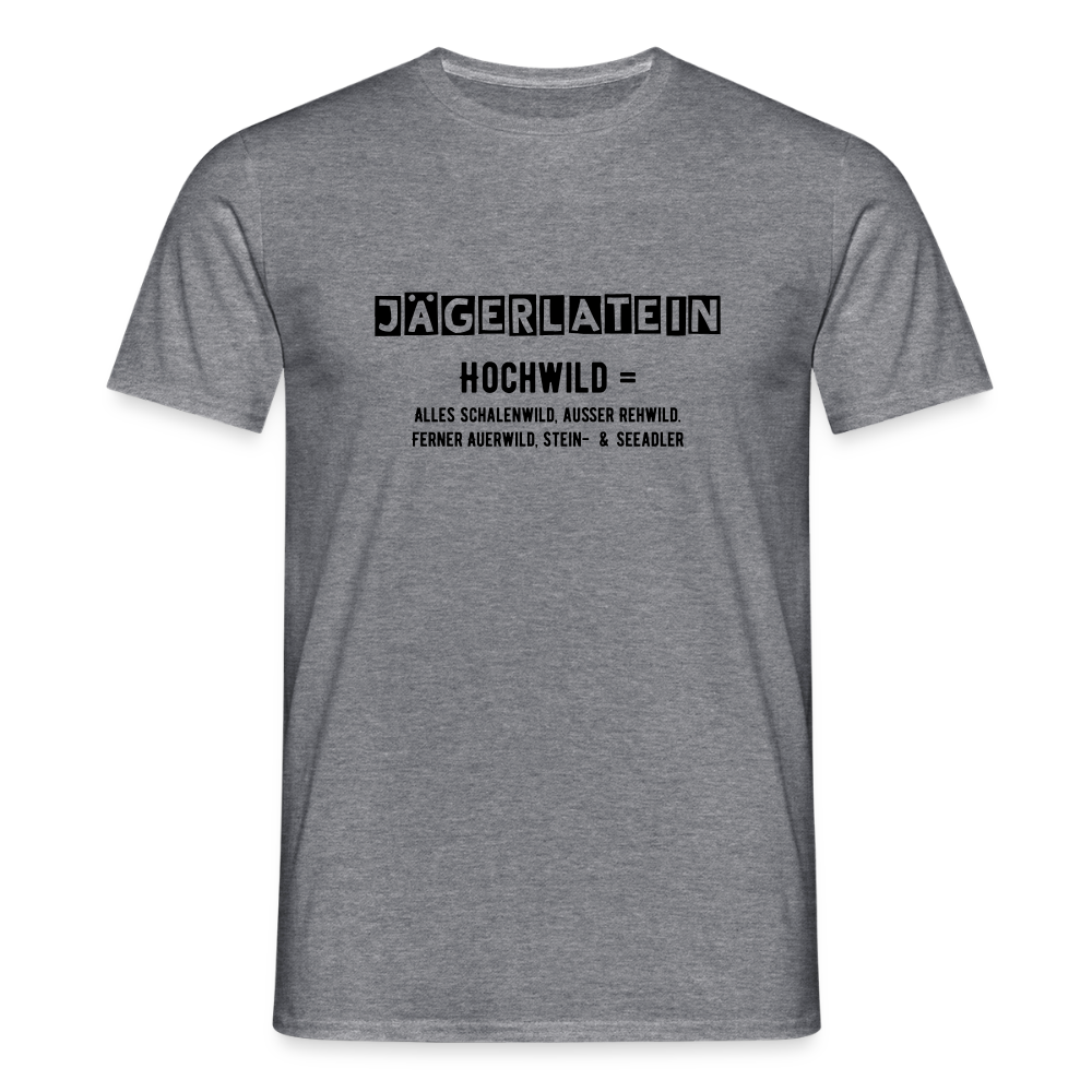 Jagdshirt - Hochwild - Graphit meliert