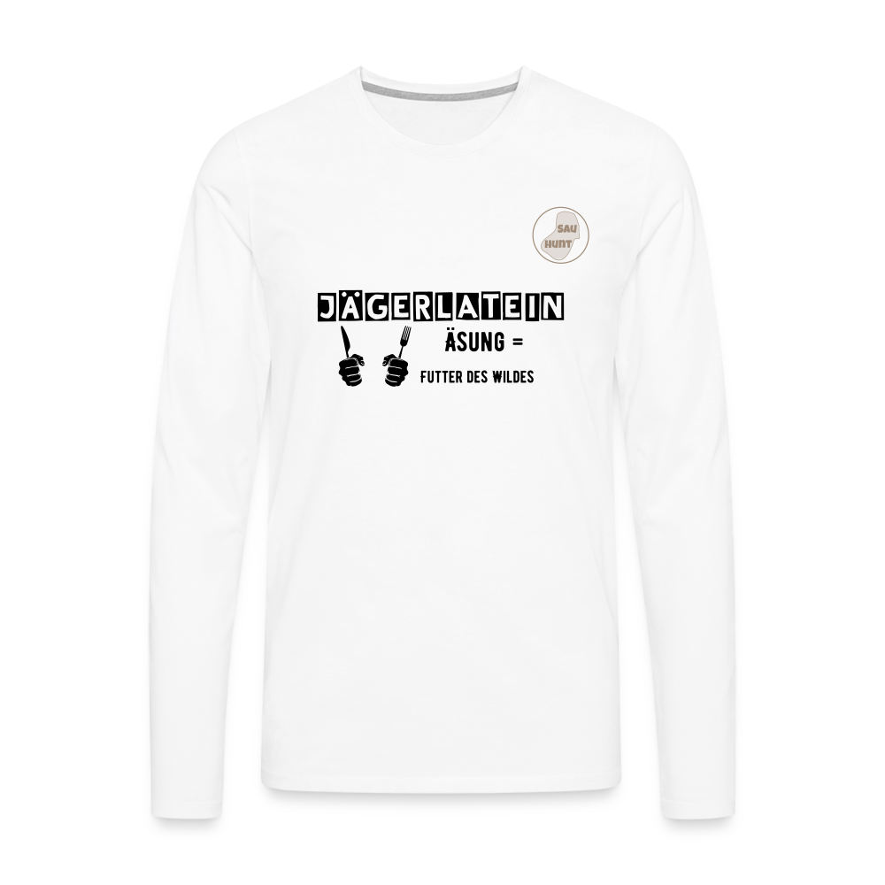 Jagdlangarmshirt - Äsung - Weiß