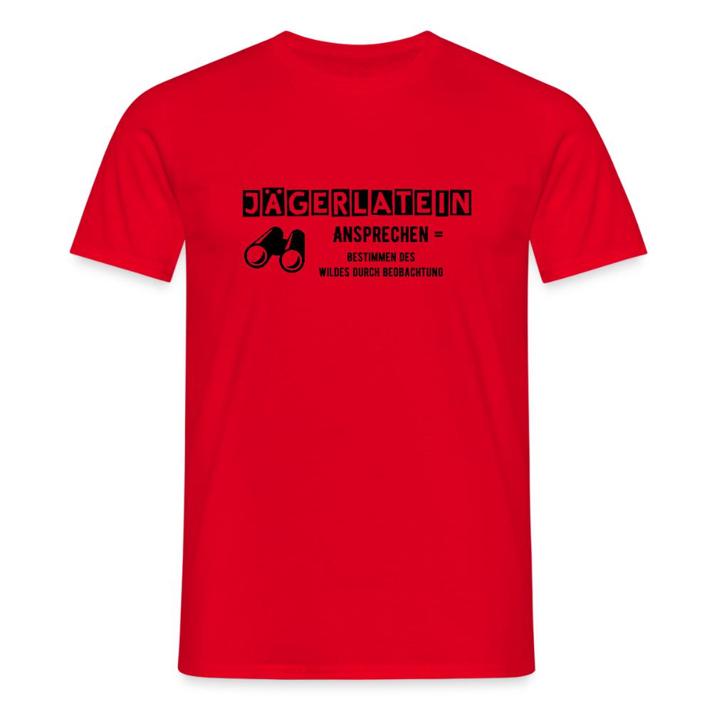 Jagdshirt - Ansprechen - Rot