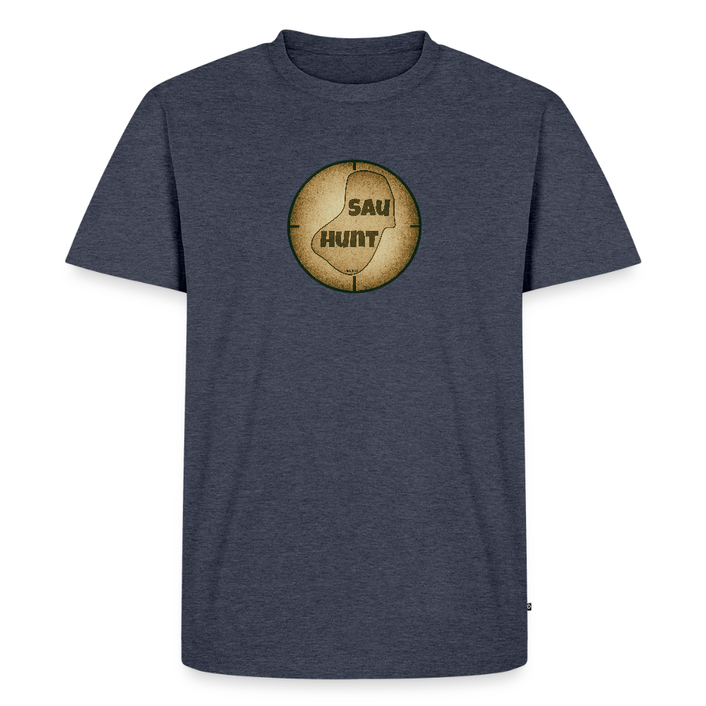 Promo Shirt - SauHunt - Jeansblau
