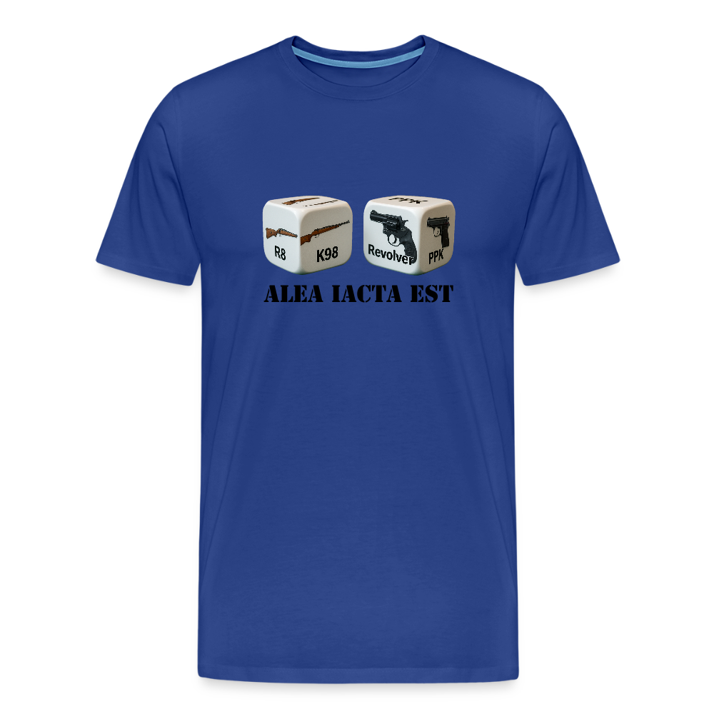 Fun Shirt - Alea iacta est - Königsblau