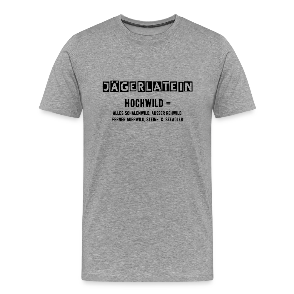 Jagdshirt - Hochwild - Grau meliert
