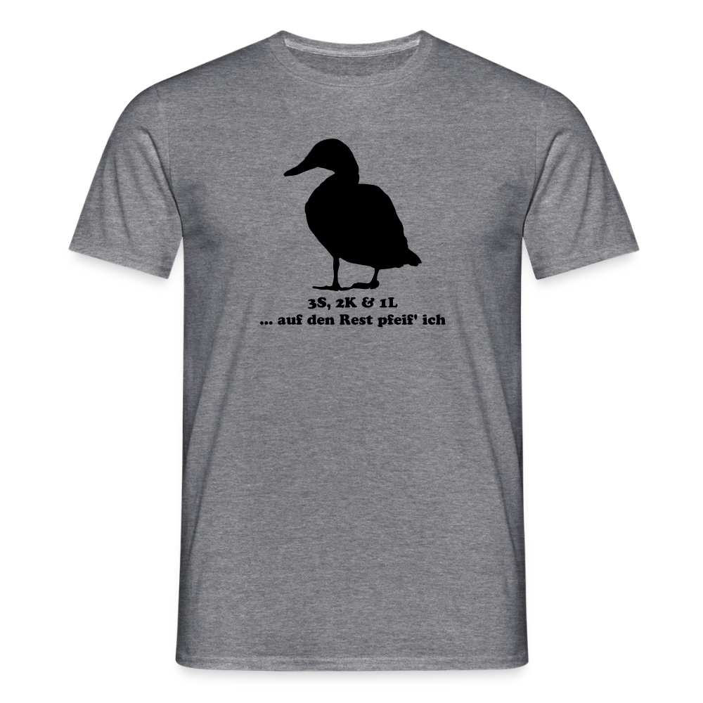 Jagdshirt - Schwimmenten - Graphit meliert