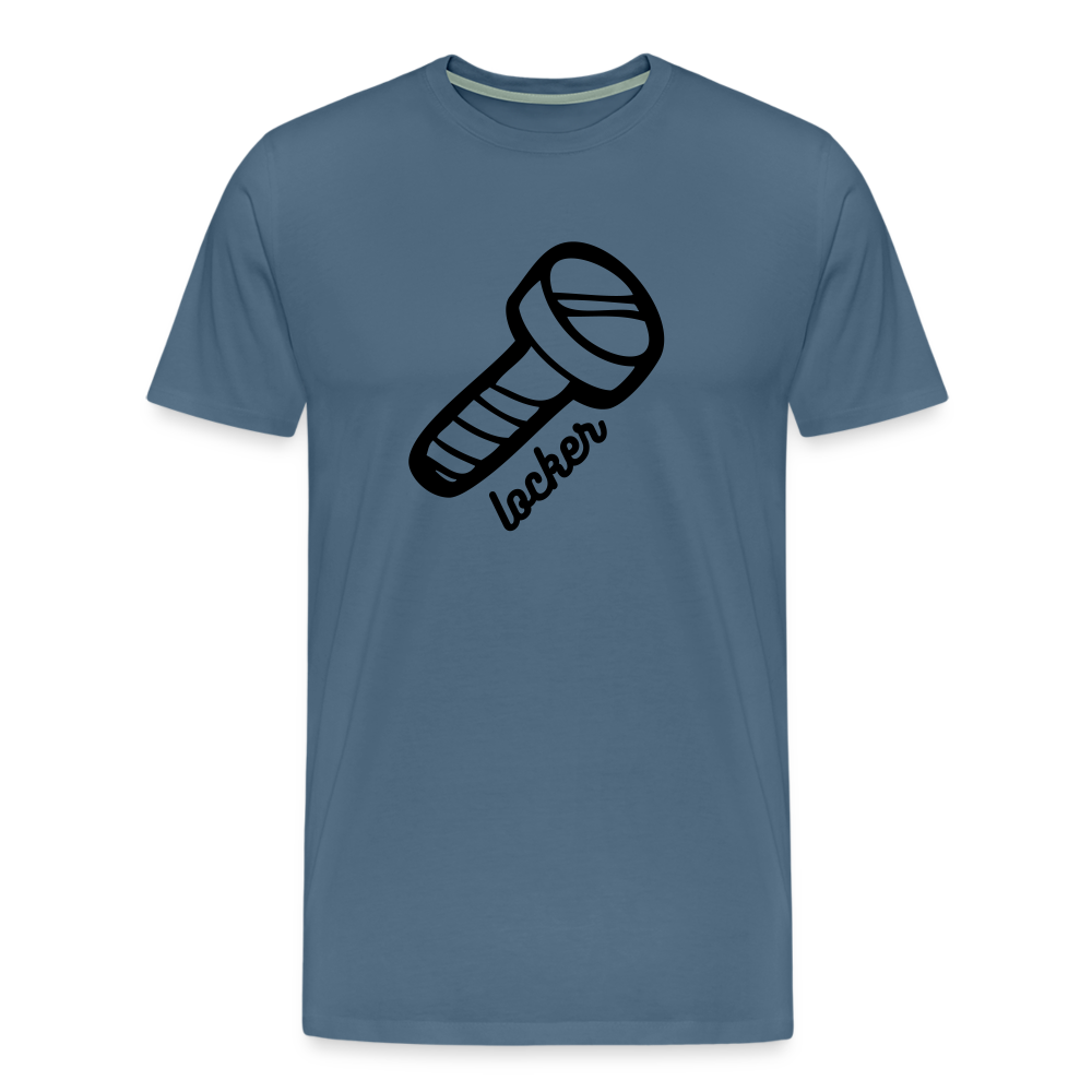 Funshirt - Schraube Locker - Blaugrau